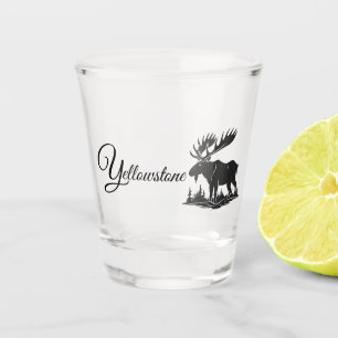 A Shot Verre abattu Oie de Pierre-Yellowstone