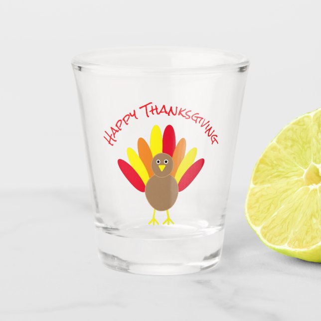 A Shot Verre bon thanksgiving (Devant)