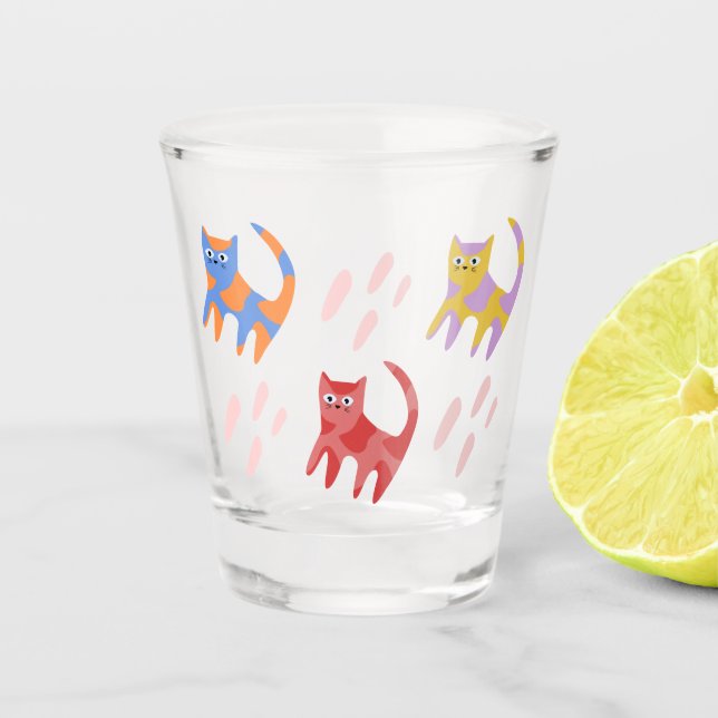A Shot Verre coloré (Devant)