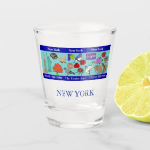 A Shot Verre commémoratif de l'État de New York