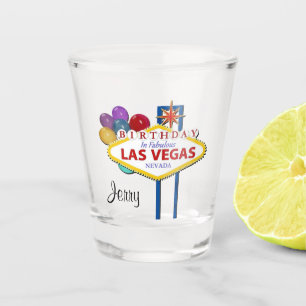 A Shot Verre d'anniversaire de Las Vegas