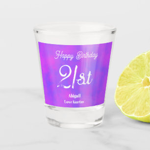 A Shot Verre de 21e prise de bonbons Frost