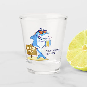 A Shot Verre de capture de texte personnalisé Funny Shar