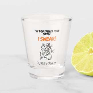 A Shot Verre de chat amusant