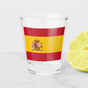A Shot Verre de Drapeau espagnol
