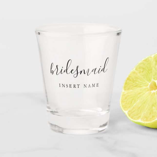 A Shot Verre de femme de chambre simple et moderne (Devant)