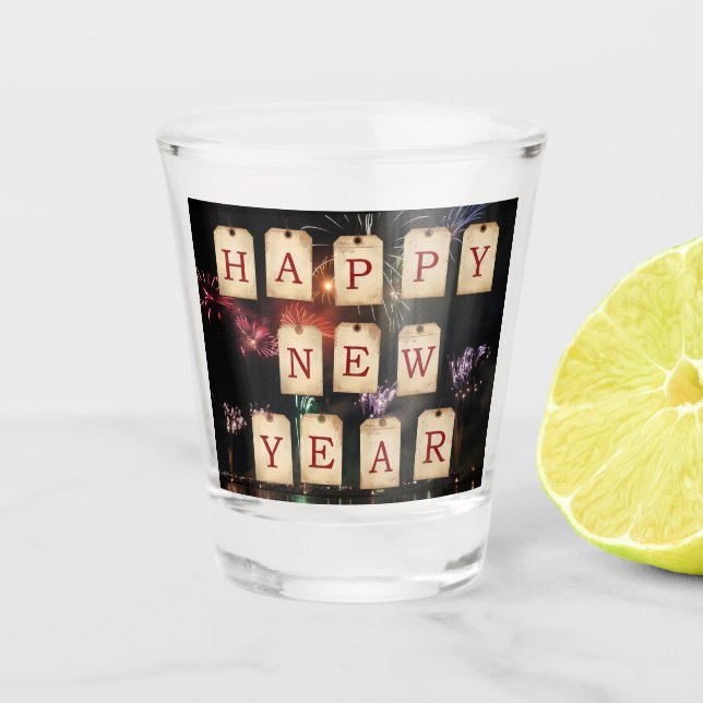 A Shot Verre de nouvelle année (Devant)