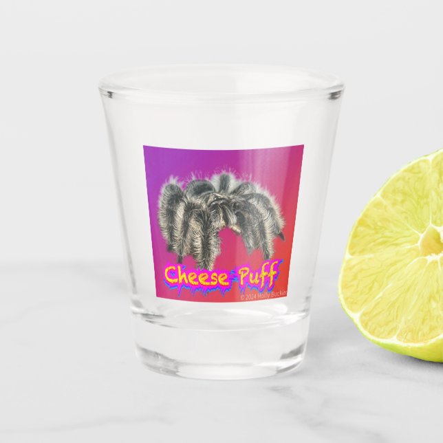 A Shot Verre de prise de pâte de fromage (Devant)