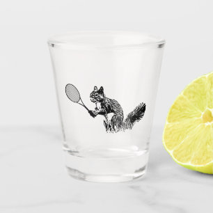 A Shot Verre de tennis d'écureuil