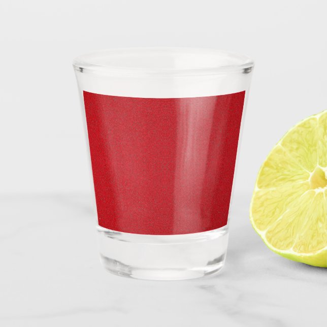 A Shot Verre de tir à effet de bruit rouge tomate - perso (Devant)