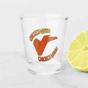 A Shot Verre de tir à l'aile de poulet