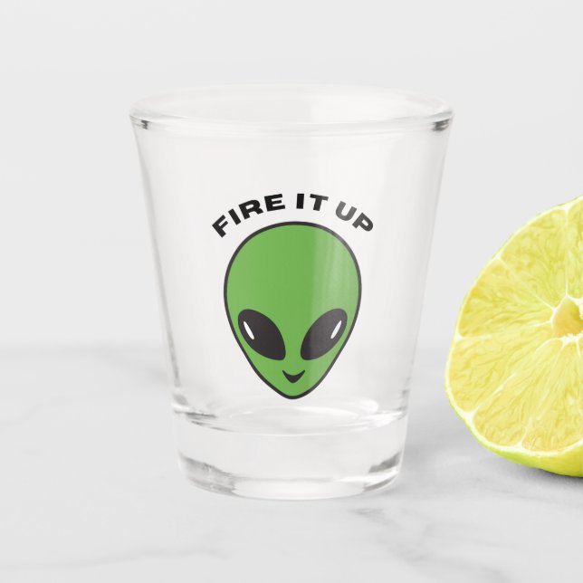 A Shot Verre de tir - Alien Tirer (Devant)