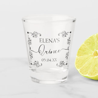 A Shot Verre de tir Anniversaire Quinceanera Fête Favoris