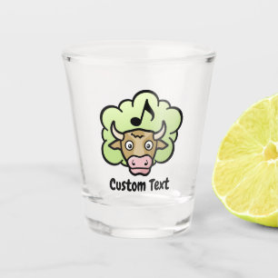 A Shot Verre de tir au méthane de la vache