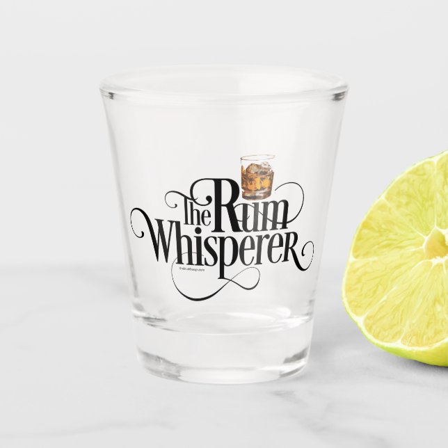 A Shot Verre de tir au rhum Whisperer (Devant)