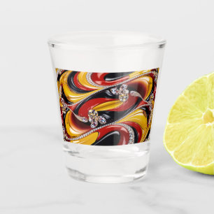 A Shot Verre de tir aux couleurs belges