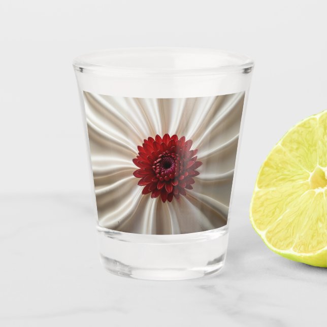 A Shot Verre de tir avec couleurs japanase (Devant)