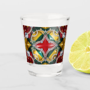 A Shot Verre de tir avec les couleurs de Los Angeles