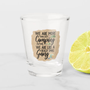 A Shot Verre de tir de bande de camping