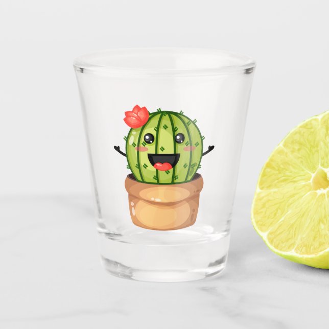A Shot Verre de tir de cactus mignon (Devant)