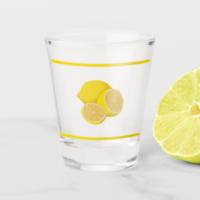 A Shot Verre de tir de citrons (Devant)