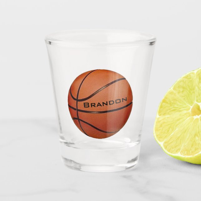 A Shot Verre de tir de conception de basket-ball (Devant)