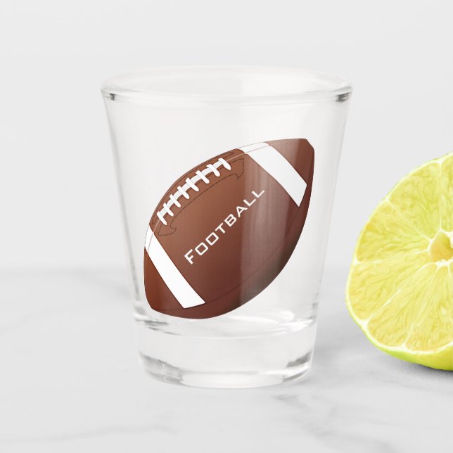 A Shot Verre de tir de conception de football (Devant)