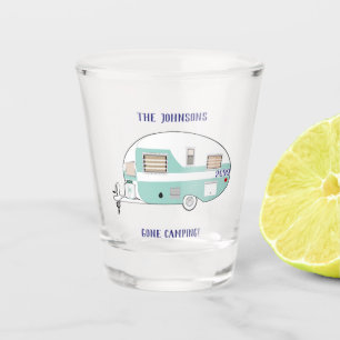 A Shot Verre de tir de la remorque RV Camper