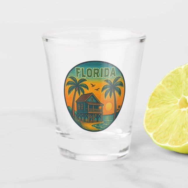 A Shot Verre de tir de l'État de Floride (Devant)