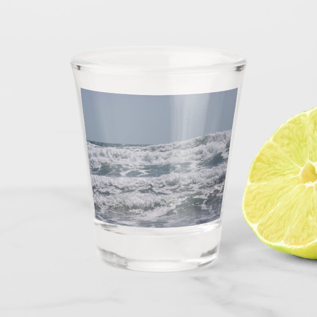 A Shot Verre de tir de l'océan Atlantique (Devant)