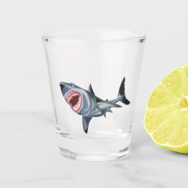 A Shot Verre de tir de requin (Devant)