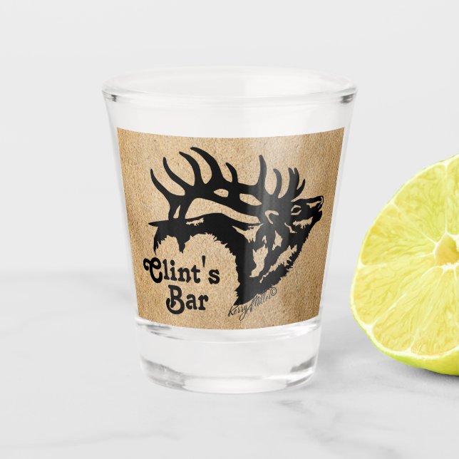 A Shot Verre de tir d'élans (Devant)
