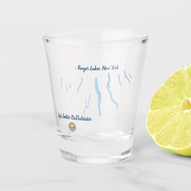 A Shot Verre de tir des lacs de doigts (Devant)