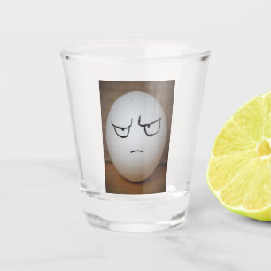 A Shot Verre de tir d'oeuf en colère
