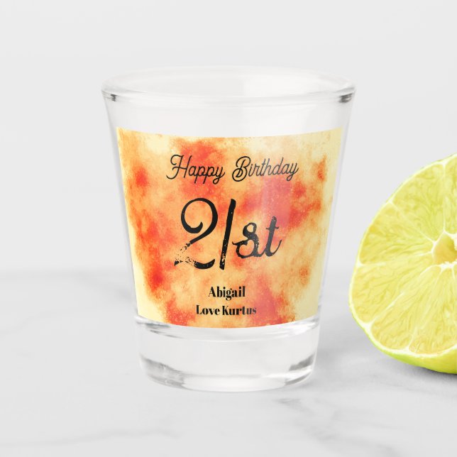 A Shot Verre de tir du cluster Red Star 21st (Devant)