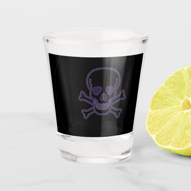A Shot Verre de tir du crâne fantôme (Devant)