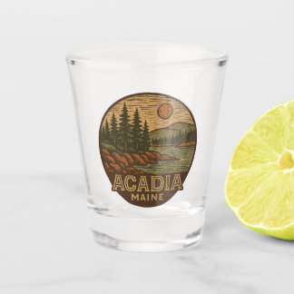 A Shot Verre de tir du parc national Acadia