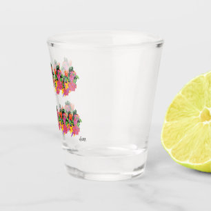 A Shot Verre de tir : Fleurs tropicales