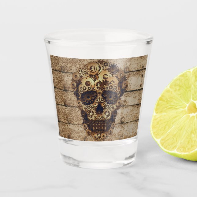 A Shot Verre de tir Halloween Steampunk (Devant)