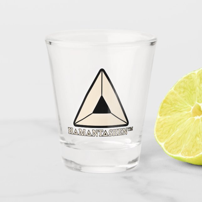 A Shot Verre de tir Hamantashen (Devant)