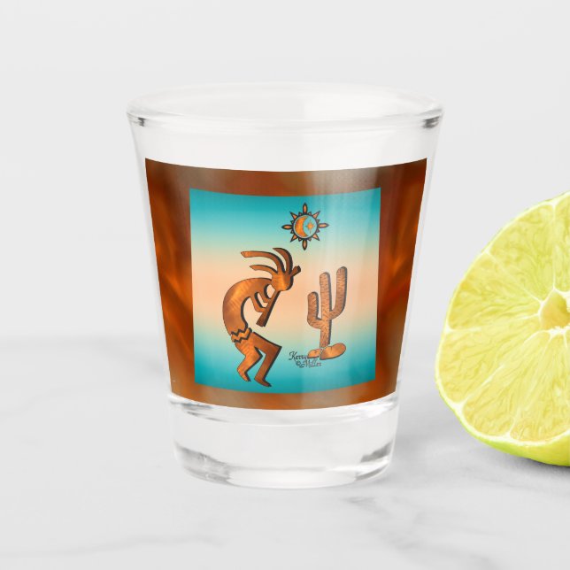 A Shot Verre de tir Kokopelli Sud-Ouest (Devant)