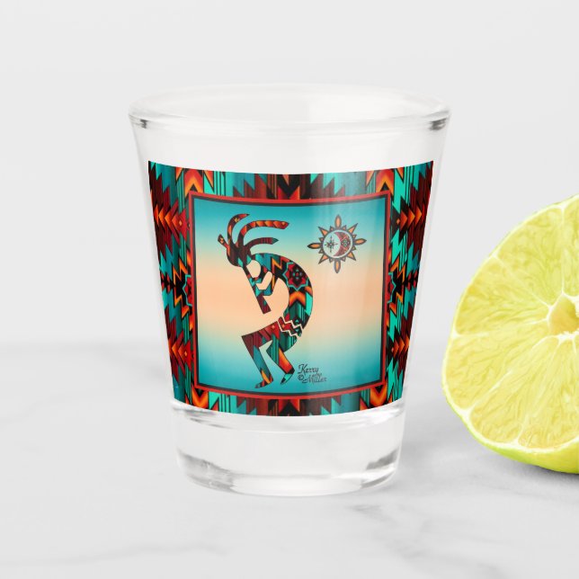A Shot Verre de tir Kokopelli Sud-Ouest (Devant)