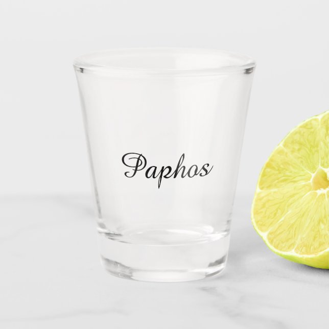 A Shot Verre de tir (Paphos) (Devant)