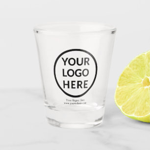 A Shot Verre de tir personnalisé de 1,5 oz avec logo No