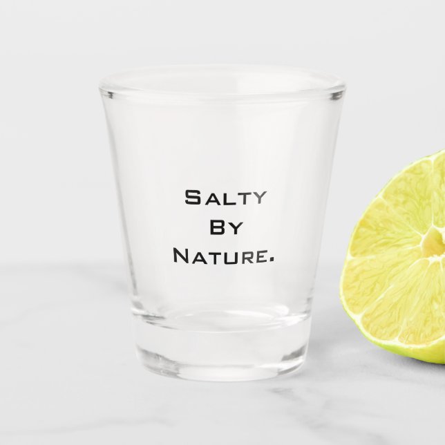 A Shot Verre de tir "SaltyByNature" (Devant)
