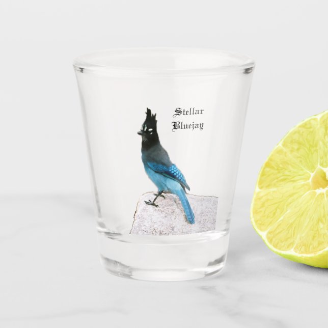 A Shot Verre de tir Stellar Blue Jay (Devant)