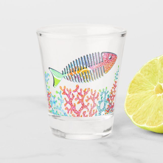 A Shot Verre de tir tropical (Devant)