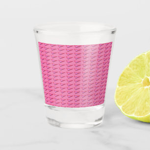 A Shot Verre de verre de verre de verre rose