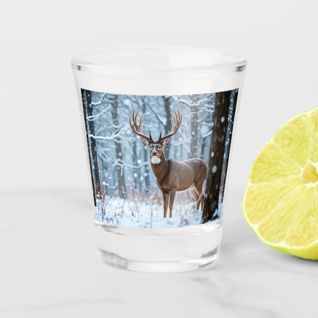 A Shot Verre d'hiver à coup de chance (Devant)