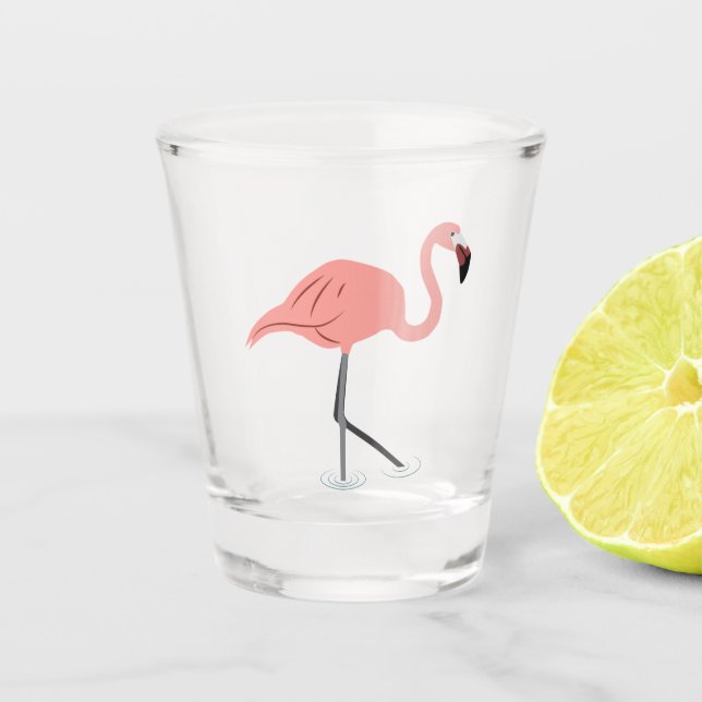 A Shot Verre Flamant rose (Devant)